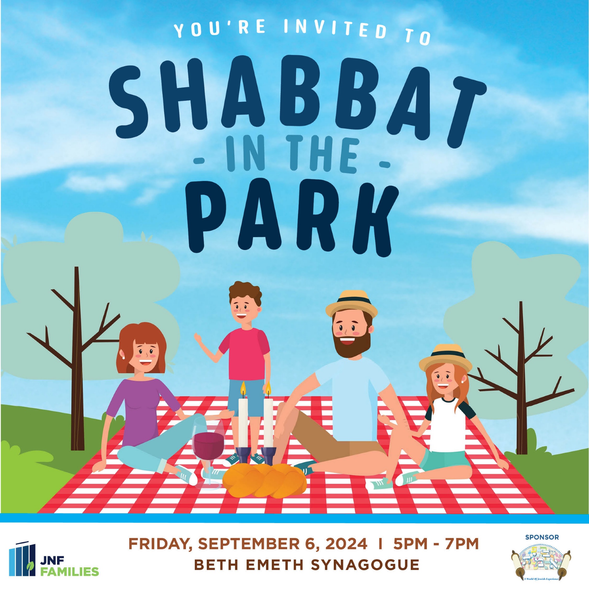JNF Families: Shabbat in the Park  JNF Families: Shabbat in the Park